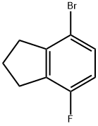 4-bromo-7-fluoro-2,3-dihydro-1H-indene Structure