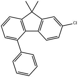 9H-Fluorene, 2-chloro-9,9-dimethyl-5-phenyl- Struktur