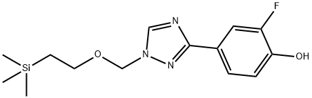 2379701-99-0 2-fluoro-4-(1-((2-(trimethylsilyl)ethoxy)methyl)-1H-1,2,4-triazol-3-yl)phenol