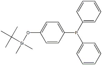 [4-(tert-Butyl-dimethyl-silanyloxy)-phenyl]-diphenyl-phosphane Struktur