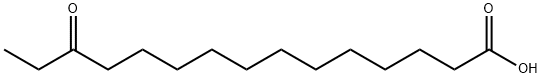 13-氧代十五酸, 2389-03-9, 结构式