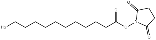 11-巯基十一酸2,5-二氧代-1-吡咯烷基酯,240125-70-6,结构式