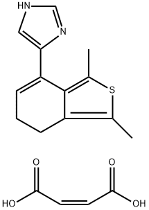 4-(6,7-Dihydro-1,3-dimethylbenzo[c]thien-4-yl)-1H-imidazole maleate Structure