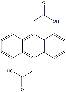 2,2'-(蒽-9,10-二基)二乙酸 结构式