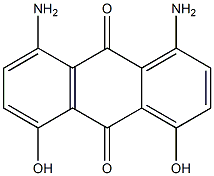 1,8-diaMino-4,5-dihydroxyanthracene-9,10-dione Struktur