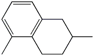 1,2,3,4-tetrahydro-2,5-dimethylnaphthalene 结构式