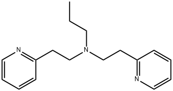 N-Propyl-N-[2-(2-pyridinyl)ethyl]-2-pyridineethanamine 结构式