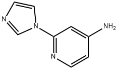 2-(1H-IMIDAZOL-1-YL)PYRIDIN-4-AMINE 化学構造式