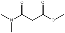 methyl 3-(dimethylamino)-3-oxopropanoate 化学構造式