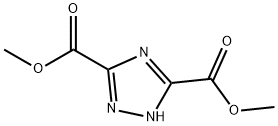 Dimethyl 1H-1,2,4-Triazole-3,5-dicarboxylate Structure