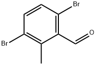 3,6-二溴-2-甲基苯甲醛,269394-29-8,结构式