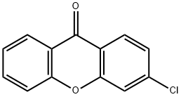 3-chloro-9H-xanthen-9-one 化学構造式