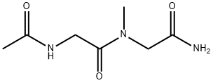 N-乙酰基甘氨酰-N-甲基甘氨酰胺,27439-99-2,结构式