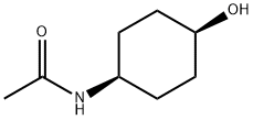 cis-(N-4-hydroxycyclohexyl) Acetamide 化学構造式