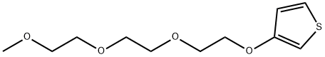 3-(2-(2-(2-Methoxyethoxy)ethoxy)ethoxy)thiophene Struktur