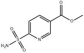 6-Sulfamoyl-nicotinic acid methyl ester Structure