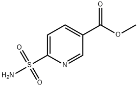 6-氨基磺酰基-烟酸甲酯,285135-57-1,结构式