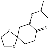 7-Dimethylaminomethylene-1,4-dioxaspiro[4.5]decan-8-one Struktur