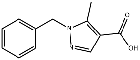 1-benzyl-5-methyl-1H-pyrazole-4-carboxylic acid Structure