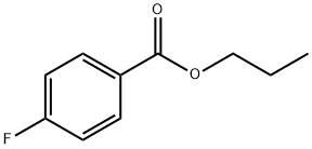 Benzoic acid, 4-fluoro-, propyl ester Struktur