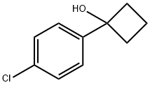 1-(4-Chlorophenyl)cyclobutanol Structure