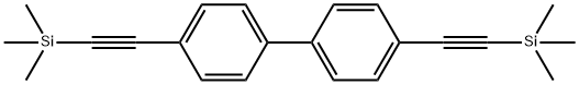 1,1'-Biphenyl, 4,4'-bis[2-(trimethylsilyl)ethynyl]- Structure