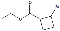 Ethyl 2-bromocyclobutanecarboxylate Structure