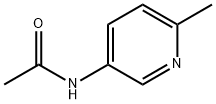 N-(6-甲基吡啶-3-基)乙酰胺 结构式