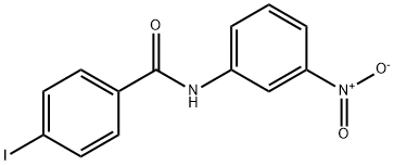 4-iodo-N-(3-nitrophenyl)benzamide Structure