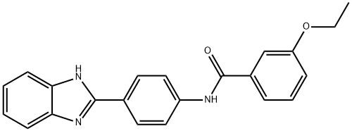N-[4-(1H-benzimidazol-2-yl)phenyl]-3-ethoxybenzamide Struktur