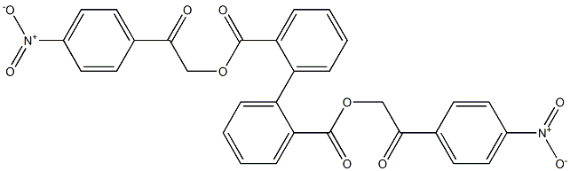 bis(2-{4-nitrophenyl}-2-oxoethyl) [1,1'-biphenyl]-2,2'-dicarboxylate|