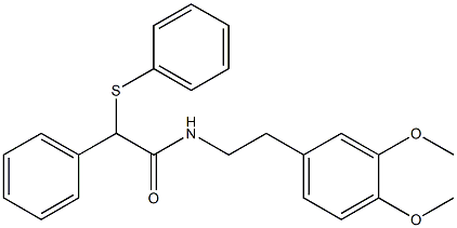 309950-21-8 N-[2-(3,4-dimethoxyphenyl)ethyl]-2-phenyl-2-(phenylsulfanyl)acetamide