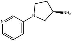 (3R)-1-(3-pyridinyl)pyrrolidinylamine Structure