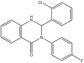 311794-97-5 2-(2-chlorophenyl)-3-(4-fluorophenyl)-2,3-dihydro-4(1H)-quinazolinone