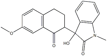 312320-31-3 3-hydroxy-3-(7-methoxy-1-oxo-1,2,3,4-tetrahydro-2-naphthalenyl)-1-methyl-1,3-dihydro-2H-indol-2-one