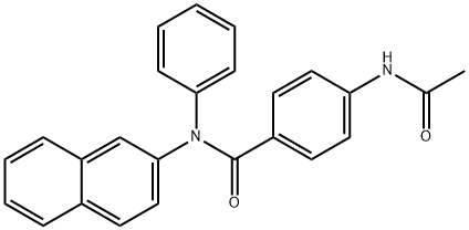 4-(acetylamino)-N-(2-naphthyl)-N-phenylbenzamide 结构式