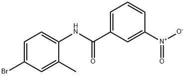 N-(4-bromo-2-methylphenyl)-3-nitrobenzamide Structure