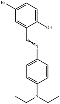 4-bromo-2-({[4-(diethylamino)phenyl]imino}methyl)phenol,316135-72-5,结构式