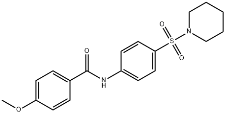 316154-86-6 4-methoxy-N-[4-(1-piperidinylsulfonyl)phenyl]benzamide