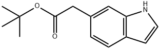 tert-butyl 2-(1H-indol-6-yl)acetate Struktur