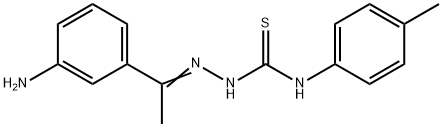 2-[(E)-1-(3-aminophenyl)ethylidene]-N-(4-methylphenyl)-1-hydrazinecarbothioamide,324055-38-1,结构式