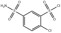 2-chloro-5-sulfamoylbenzene-1-sulfonyl chloride Structure