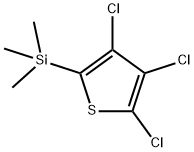 (3,4,5-TRICHLORO-2-THIENYL)TRIMETHYLSILANE Struktur