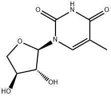 1-(alpha-L-Threofuranosyl)thymine 化学構造式