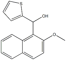 (2-methoxy-1-naphthyl)(2-thienyl)methanol Structure