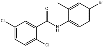 N-(4-bromo-2-methylphenyl)-2,5-dichlorobenzamide Structure