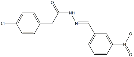 328901-83-3 2-(4-chlorophenyl)-N'-{3-nitrobenzylidene}acetohydrazide