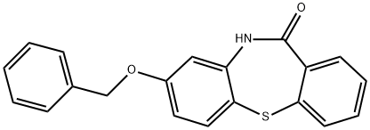 8-benzyloxy-10,11-dihydrodibenzo[b,f][1,4]thiazepin-11-one 结构式