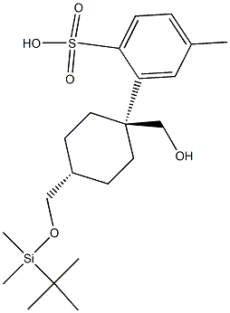Toluene-4-sulfonic acid 4-(tert-butyldimethyl-trans-silanyloxymethyl)-cyclohexylmethyl ester