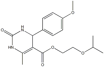 330673-99-9 2-isopropoxyethyl 4-(4-methoxyphenyl)-6-methyl-2-oxo-1,2,3,4-tetrahydro-5-pyrimidinecarboxylate